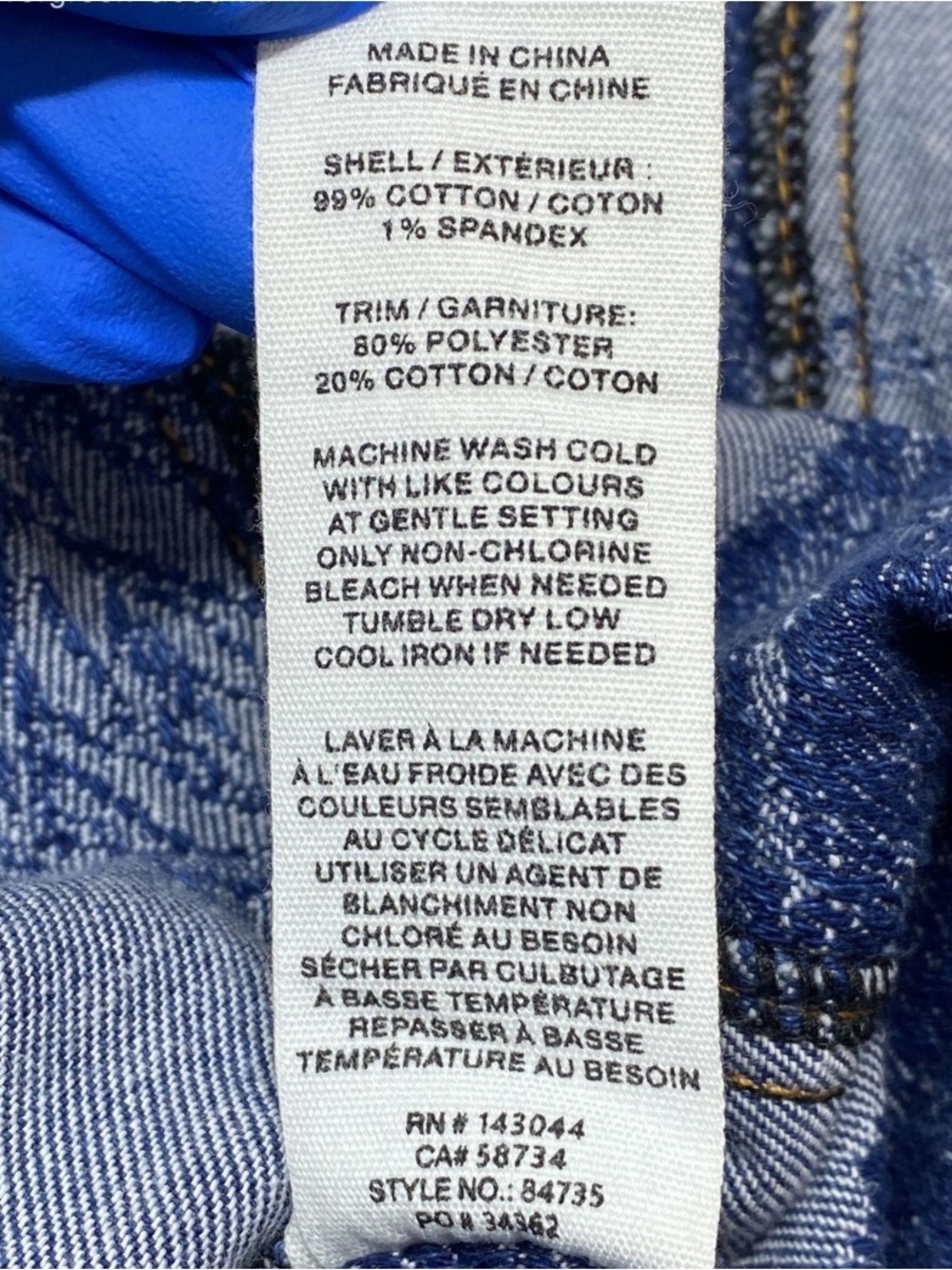 NWT Avec Les Filles Parisian Office Blue Floral Embroidered Sheath Midi Denim 12 - Picture 8 of 10